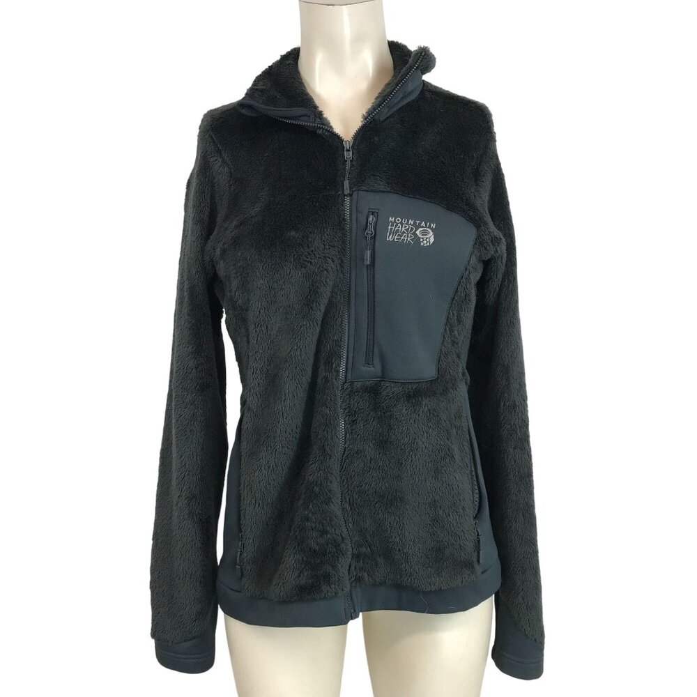 Mountain Hardwear Women's Monkey Black Plush Fleece Jacket